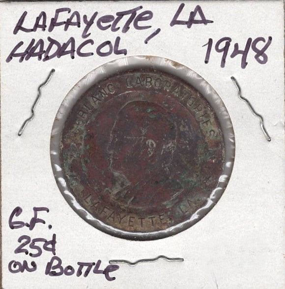 Lafayette, LA, Hadacol, 25¢