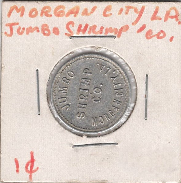 Morgan City, LA, Jumbo Shrimp Co., 1¢