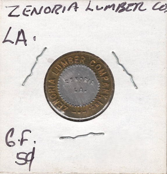 Zenoria, LA, Zenoria Lumber Co., 5¢