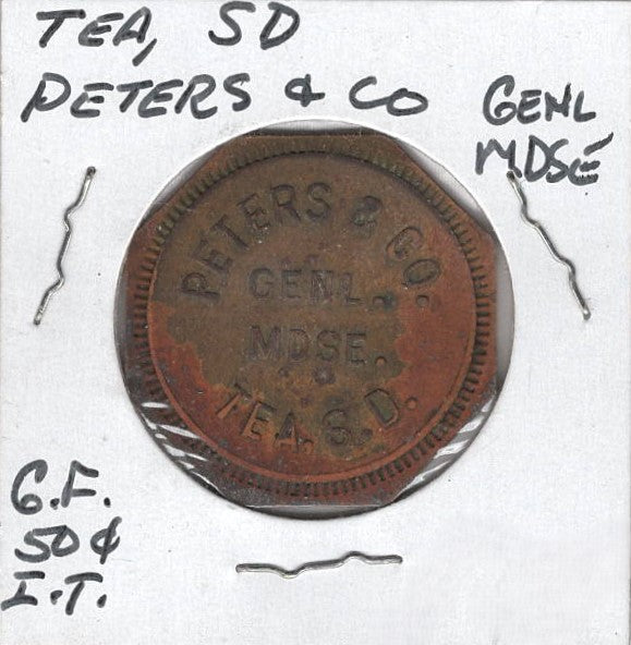 Tea, SD, Peters & Co., 50¢