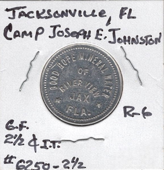 Jacksonville, FL, Camp Joseph E. Johnston, 2 1/2¢