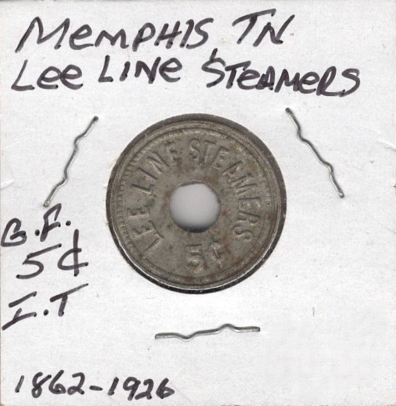 Memphis, TN, Lee Line Steamers, 5¢