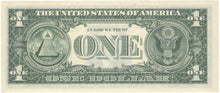 Fancy Serial Number, Radar $1 U.S., 1974, FR. 1908-H