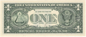 Fancy Serial Number, Radar $1 U.S., 1999, FR. 1925-K