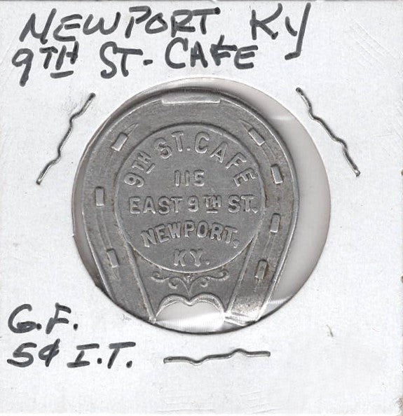 Newport, KY, 9th Street Cafe, 5¢