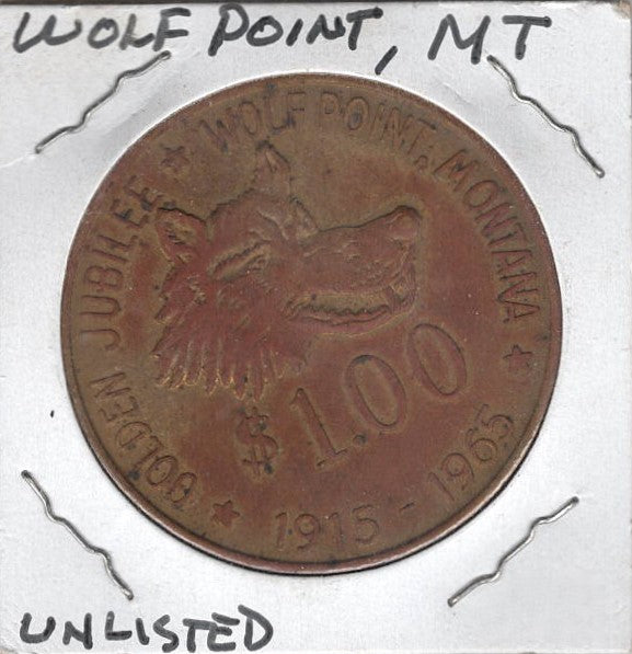Wolf Point, MT, Golden Jubilee, $100
