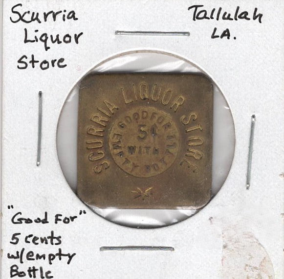 Tallulah, LA, Scurria Liquor Store, 5¢