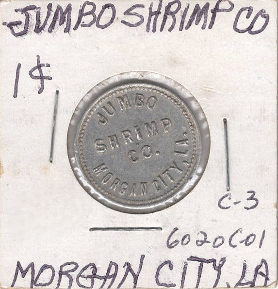 Morgan City, LA, Jumbo Shrimp Co., 1¢