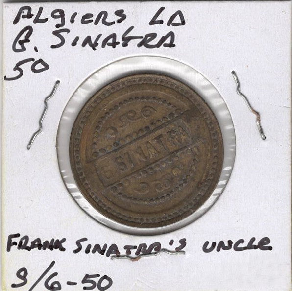 Algiers, LA, G. Sinatra, 50¢