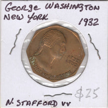 George Washington, New York, Medal, 1932