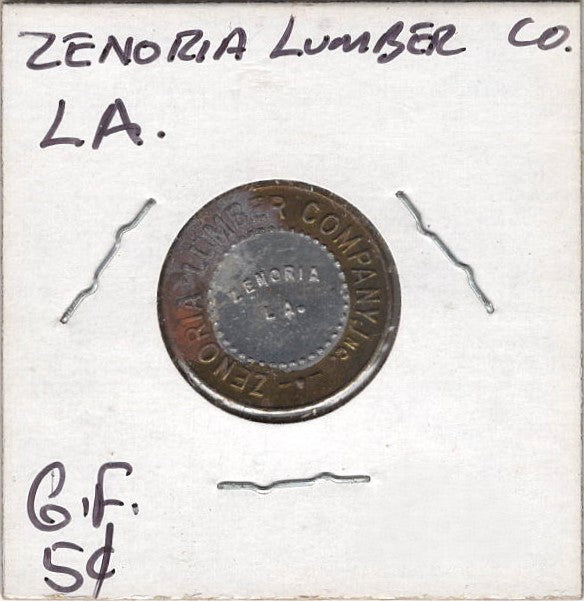 Zenoria, LA, Zenoria Lumber Co., 5¢
