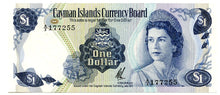 Cayman Islands $1, 1971