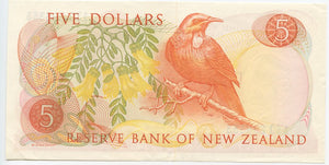 New Zealand $5, 1975-77, P. 165C