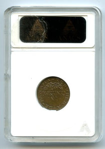 Panama 1935, 1 Centesimo, Anacs MS64 BRN