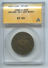 Ireland 1/2CR Gun Money, 1689