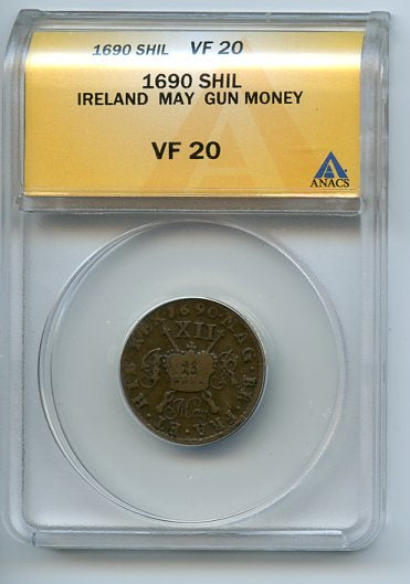 Ireland Shil Gun Money, 1690