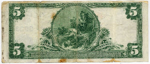 Massachusetts-Boston, The Commercial Security National Bank of Boston $5, 1902 PB