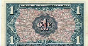 United States Military Payment Certificate $1, Series 611