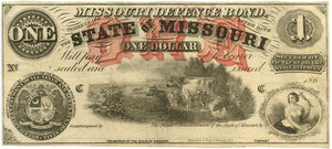 Missouri, The State of Missouri Defence Bond $1, 186_