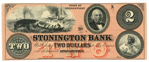 Connecticut-Stonington, The Stonington Bank $2, 18_