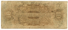 South Carolina-Charleston, The Farmers & Exchange Bank $10, December 13, 1853