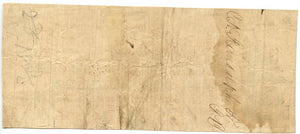 Texas-Austin, Treasury Warrant for Military Service $10, May 3, 1862