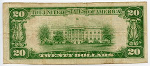 Texas-Marshall, The Marshall National Bank $20, 1929