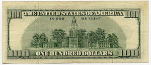 U.S. Federal Reserve Note $100, 1996, FR. 2175-B