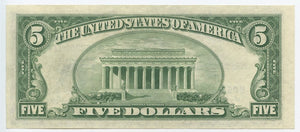 U.S. Silver Certificate $5, 1953