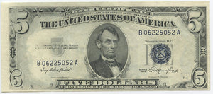 U.S. Silver Certificate $5, 1953