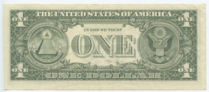 U.S. Federal Reserve Note $1, 1981, FR. 1911-C