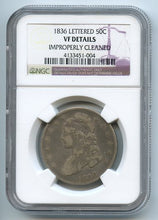 1836 50 Cents, Capped Bust