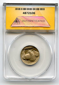 1913 5 Cents, Buffalo Nickel, Variety 1, Anacs MS64