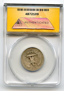 1932-S 25 Cents, Anacs GD4 Details