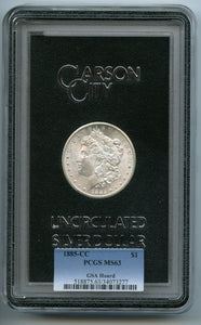 1885-CC $1, PCGS MS63